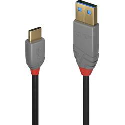 LINDY USB kabel USB 2.0 USB-A zástrčka, USB-C ® zástrčka 1.00 m černá 36886