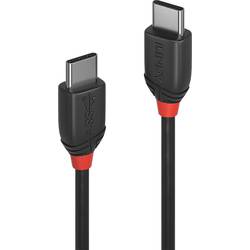 LINDY USB kabel USB 3.2 Gen2x2 USB-C ® zástrčka, USB-C ® zástrčka 1.00 m černá oboustranně zapojitelná zástrčka 36906