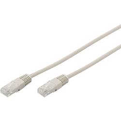 Digitus DK-1511-250 RJ45 síťové kabely, propojovací kabely CAT 5e U/UTP 25.00 m šedá kroucené páry 1 ks