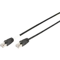Digitus DK-1644-020/BL-OD RJ45 síťové kabely, propojovací kabely CAT 6 S/FTP 2.00 m černá odolné proti UV záření, kroucené páry 1 ks