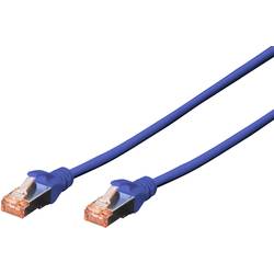 Digitus DK-1644-020/B RJ45 síťové kabely, propojovací kabely CAT 6 S/FTP 2.00 m modrá bez halogenů, kroucené páry , s ochranou, samozhášecí 1 ks