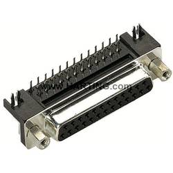 Harting 09684535612 D-SUB zásuvková lišta 90 ° Pólů: 37 pájené 1 ks