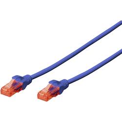 Digitus DK-1612-050/B RJ45 síťové kabely, propojovací kabely CAT 6 U/UTP 5.00 m modrá kroucené páry 1 ks