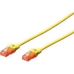 Digitus DK-1612-030/Y RJ45 síťové kabely, propojovací kabely CAT 6 U/UTP 3.00 m žlutá kroucené páry 1 ks
