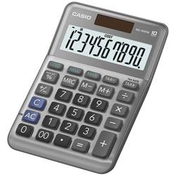 Casio MS-100FM stolní kalkulačka šedá Displej (počet míst): 10 na baterii, solární napájení (š x v x h) 101 x 148.5 x 27.6 mm