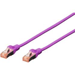 Digitus DK-1644-020/VI RJ45 síťové kabely, propojovací kabely CAT 6 S/FTP 2.00 m fialová bez halogenů, kroucené páry 1 ks