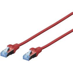 Digitus DK-1532-020/R RJ45 síťové kabely, propojovací kabely CAT 5e SF/UTP 2.00 m červená kroucené páry 1 ks