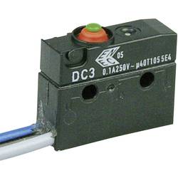 ZF DC3C-C3AA mikrospínač DC3C-C3AA 250 V/AC 0.1 A 1x zap/(zap) IP67 bez aretace 1 ks