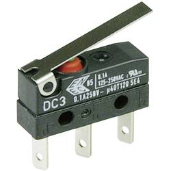 ZF DC3C-L1LC mikrospínač DC3C-L1LC 250 V/AC 0.1 A 1x zap/(zap) IP67 bez aretace 1 ks