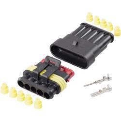 TE Connectivity AMP-Superseal 1.5mm Series sada konektorů Superseal 5, rozteč 6 mm, 30S006, 1 sada