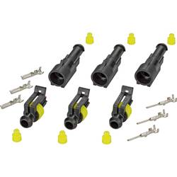 TE Connectivity AMP-Superseal 1.5mm Series sada konektorů Superseal 1, rozteč 6 mm, 30S002, 1 sada