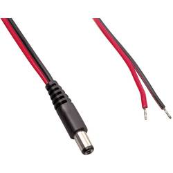 TRU COMPONENTS TC-2511274 nízkonapěťový připojovací kabel nízkonapěťová zástrčka - kabel s otevřenými konci 5.50 mm 5.00 m 1 ks