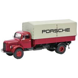 Schuco 452667800 H0 model nákladního vozidla Mercedes Benz L3500, Porsche