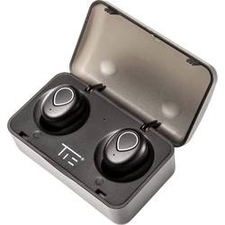 Tie Studio T31B Titania špuntová sluchátka Bluetooth® černá Potlačení hluku headset, dotykové ovládání