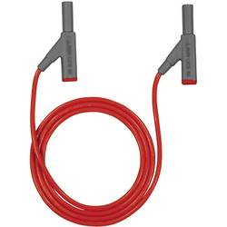 Beha Amprobe 307112 bezpečnostní měřicí kabely [4 mm zástrčka - 4 mm zástrčka] 2.00 m, červená, 1 ks