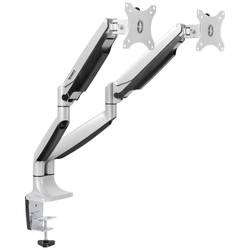 SpeaKa Professional SP-MM-930 rameno na monitory 2 Displej: (s) 33,0 cm (13) - 81,3 cm (32) stříbrná nakláněcí, naklápěcí, nastavitelná výška, otočný