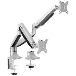 SpeaKa Professional SP-MM-930 rameno na monitory 2 Displej: (s) 33,0 cm (13) - 81,3 cm (32) stříbrná nakláněcí, naklápěcí, nastavitelná výška, otočný