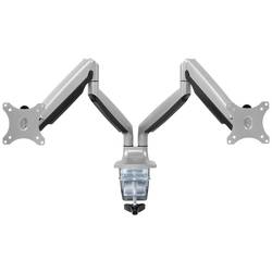 SpeaKa Professional SP-MM-930 rameno na monitory 2 Displej: (s) 33,0 cm (13) - 81,3 cm (32) stříbrná nakláněcí, naklápěcí, nastavitelná výška, otočný