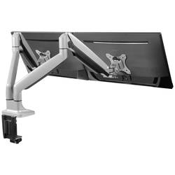 SpeaKa Professional SP-MM-930 rameno na monitory 2 Displej: (s) 33,0 cm (13) - 81,3 cm (32) stříbrná nakláněcí, naklápěcí, nastavitelná výška, otočný