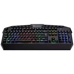 Verbatim SureFire KingPin RGB Gaming Multimedia Keyboard kabelový herní klávesnice norská, QWERTY černá s podsvícením