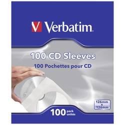Verbatim obal na CD 49976 1 CD/DVD/Blu-Ray bílá papír 100 ks