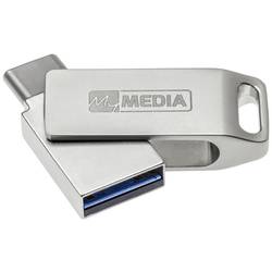 MyMEDIA My Dual USB 3.2 Gen 1 /USB C Drive 64GB USB flash disk 64 GB stříbrná 69270 USB 3.2 Gen 1 (USB 3.0), USB-C®