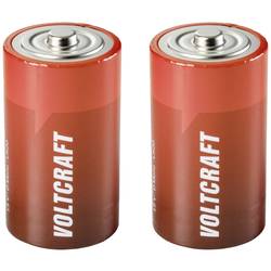 VOLTCRAFT LR20 baterie velké mono D alkalicko-manganová 18000 mAh 1.5 V 2 ks