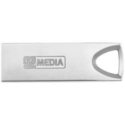 MyMEDIA My Alu USB 2.0 Drive USB flash disk 64 GB stříbrná 69274 USB 2.0