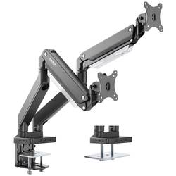 SpeaKa Professional SP-MM-830 držák na stůl pro monitor 2 Displej: (s) 43,2 cm (17) - 88,9 cm (35) matná černá nakláněcí, naklápěcí, nastavitelná výška, otočný