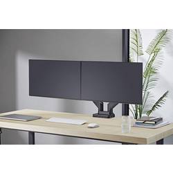 SpeaKa Professional SP-MM-830 držák na stůl pro monitor 2 Displej: (s) 43,2 cm (17) - 88,9 cm (35) matná černá nakláněcí, naklápěcí, nastavitelná výška, otočný