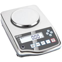 Kern PWS 800-2 přesná váha Max. váživost 820 g Rozlišení 0.01 g přes napájecí zdroj do zásuvky stříbrná, černá