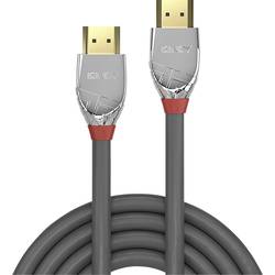LINDY HDMI kabel Zástrčka HDMI-A, Zástrčka HDMI-A 3.00 m šedá 37873 HDMI kabel