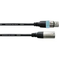Cordial CCM 1,5 FM XLR propojovací kabel [1x XLR zásuvka - 1x XLR zástrčka] 1.50 m černá