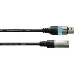 Cordial CCM 10 FM XLR propojovací kabel [1x XLR zásuvka - 1x XLR zástrčka] 10.00 m černá