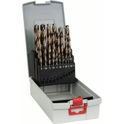 Bosch Accessories 2608587018 HSS sada spirálových vrtáku do kovu, 25dílná, Cobalt, DIN 338, válcová stopka, 1 sada