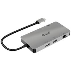 club3D CSV-1593 8 portů USB-C® (USB 3.1) Multiport hub šedá
