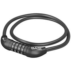 Basi ZR 313 spirálový kabelový zámek černá číslicový zámek