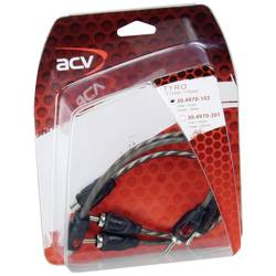 ACV 30.4970-102 cinch kabel 0.3 m [1x cinch zásuvka - 2x cinch zástrčka]