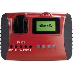 Testboy TV 470 přístrojový tester Kalibrováno dle (DAkkS) Norma VDE 0701-0702, 0751