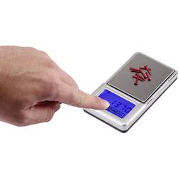 VOLTCRAFT PS-200 kapesní váha VC-8912595 Max. váživost 200 g Rozlišení 0.01 g na baterii černá, stříbrná