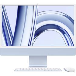 Apple iMac 24 Retina 4.5K (M3, 2023) 61 cm (24 palec) modrá Apple M3 8-Core CPU 8 GB RAM 512 GB SSD Apple M3 čip (10-Core GPU) MQRR3D/A