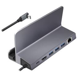 LogiLink dokovací stanice pro notebook UA0408 Vhodné pro značky (dokovací stanice pro notebook): univerzální napájení USB-C®