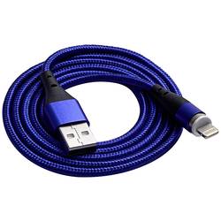 Akyga USB kabel USB-A zástrčka, USB-C ® zástrčka 1.00 m modrá AK-USB-42