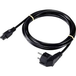 Sygonix SY-5178374 notebook síťový kabel černá 5 m