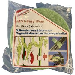 FASTECH® 704-322-Bag pásek se suchým zipem na rostliny a zahradu háčková a flaušová část (d x š) 5000 mm x 20 mm zelená 5 m