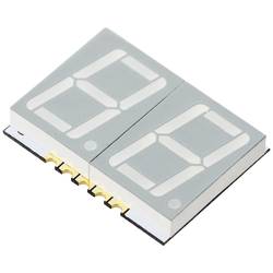 TRU COMPONENTS SMD LED červená 13 mcd 2-místný displej