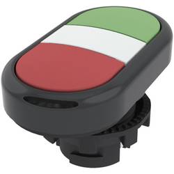 Pizzato Elettrica E21PDRL10423 E21PDRL10423 dvojitý tlakový spínač plochý hmatník zelená, červená 1 ks
