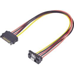 Renkforce napájecí prodlužovací kabel [1x proudová SATA zástrčka 15pólová - 1x proudová SATA zásuvka 15pólová] 0.30 m černá, červená, žlutá