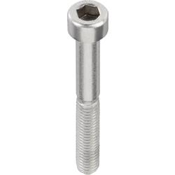 TOOLCRAFT 839704 šrouby s válcovou hlavou M3 12 mm vnitřní šestihran DIN 912 nerezová ocel A2 100 ks