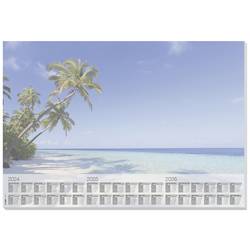 Sigel HO470 psací podložka Beach (pláž) 3letý kalendář vícebarevná (š x v) 595 mm x 410 mm